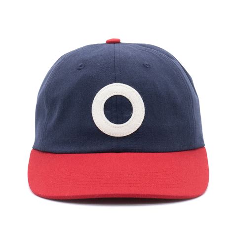 POP O Sixpanel Cap Navy/Goji Berry | Skatestore