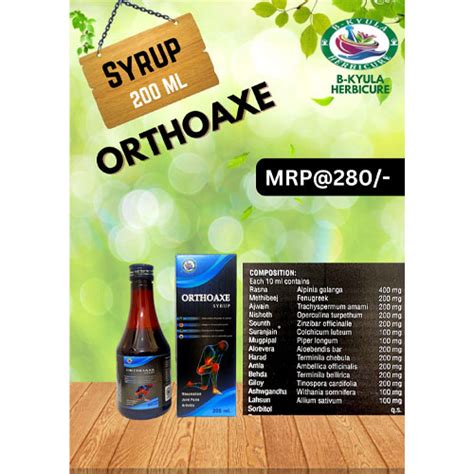 ORTHOAXE-Syrups Bkyula Biotech