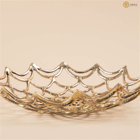 Arka Design Wire Bowl Handcrafted Brass Decorative Bowl for Luxury Hom