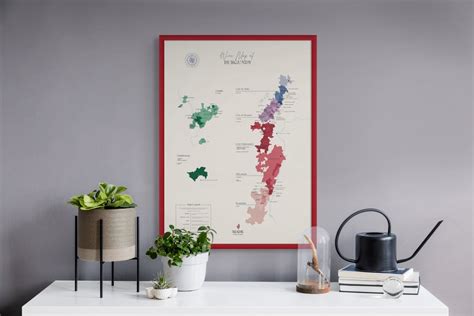 Buy Wine Map of Burgundy, France Wine Regions, Appellations Educational ...