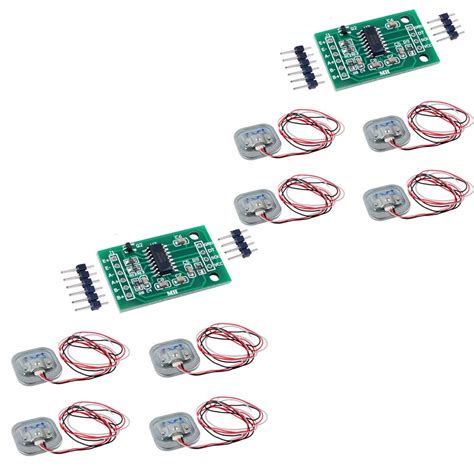 Buy WSDMAVIS 2 Sets HX711 Load Cell Amplifier A/D Module + 50KG Load ...