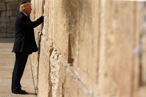 In U.S. presidential first, Trump prays at Jerusalem's Western Wall
