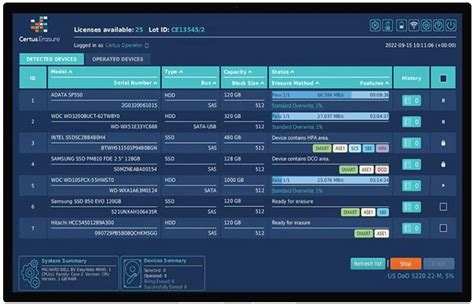 Image result for System Erasure Software UI