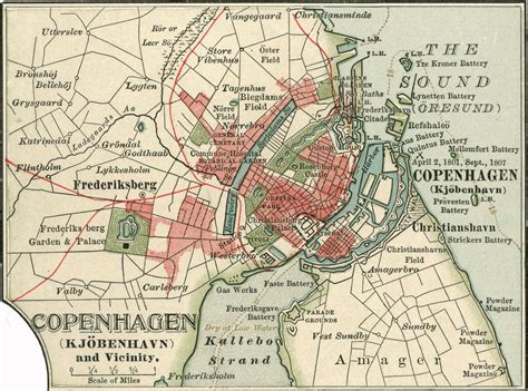 Copenhagen Denmark Landmarks Map