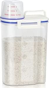 Buy KAYORA Cereal Storage Container, 1.5L Compact & Slim Dry Food ...