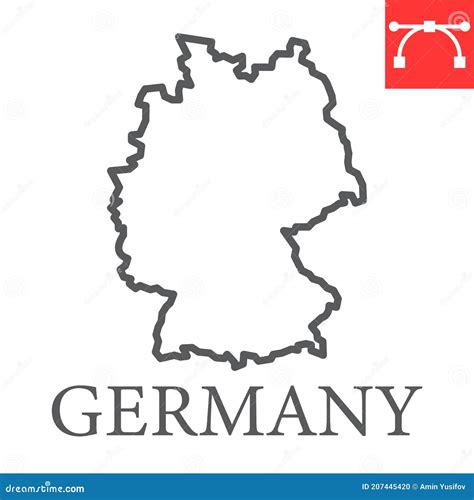 Germany Line Map 的图像结果