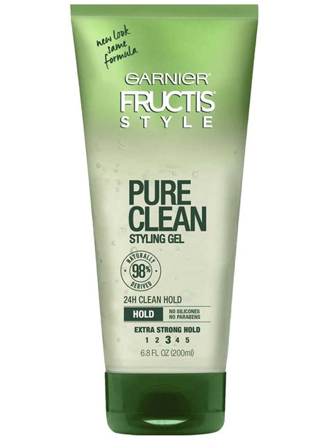 Pure Clean Styling Gel - Strong Hold Hair Gel - Garnier Fructis