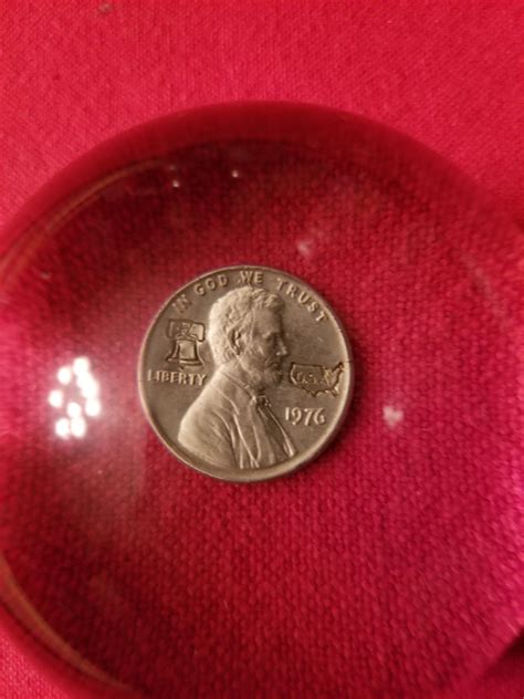 Can anyone tell me what this 1976 silver penny with a liberty bell and ...