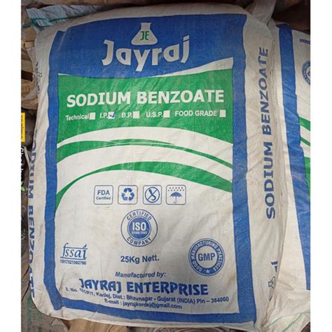 Sodium Benzoate Manufacturer Pune High Purity Powder at Attractive Price