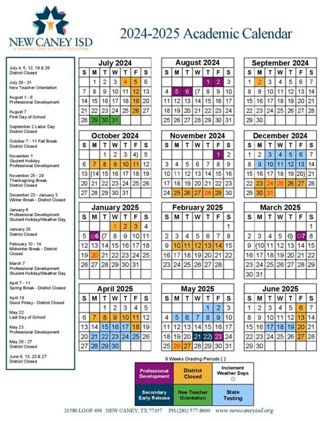 New Caney Independent School District Calendar 2025-2026 - School ...