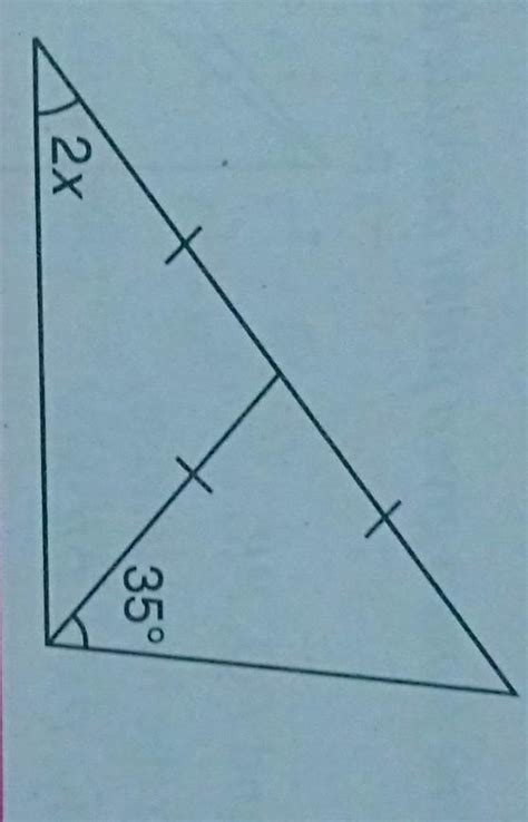 find the value of x with reasons - Brainly.in