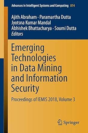 Amazon.in: Buy Emerging Technologies in Data Mining and Information ...