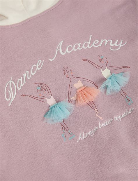 Buy Cotton Rich Ballet Bomber (2-8 Yrs) at Marks & Spencer