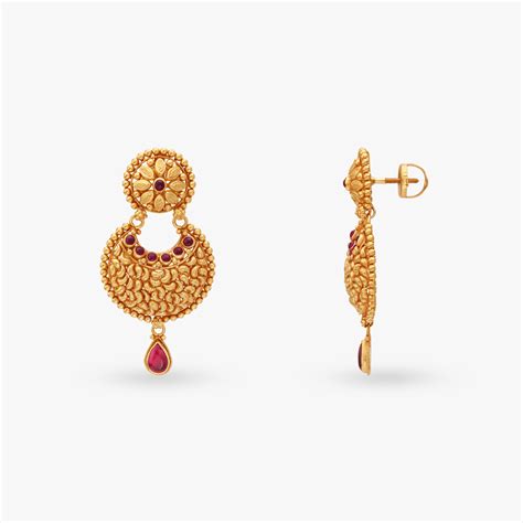 Chaand Baali Style Drop Earrings