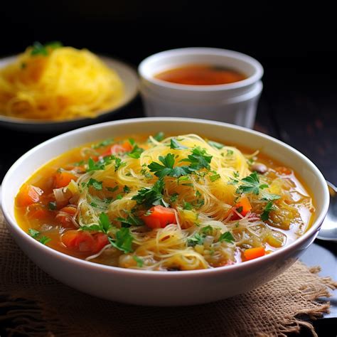 Spaghetti Squash and Vegetable Soup - Coolinarco.com