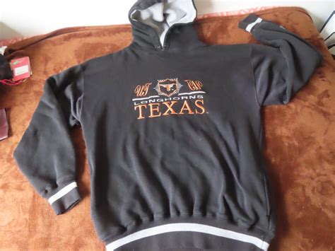 vintage rare logo athletic texas longhorns hoodie swe… - Gem