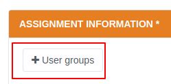 How to assign a test to the users within a group in the SmartOAS system?