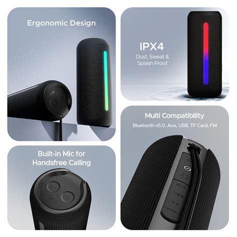 boAt Stone Spinx Pro - Premium Portable Bluetooth Speaker with 20W RMS ...