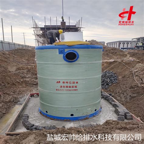 漳州玻璃钢一体化雨水泵站 一体化截流提升井泵站 一体化泵站厂家