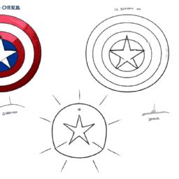 How To Draw A Captain-Americas-Shield - A Step By Step Drawing Guide ...