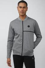 Buy Men Grey Solid Casual Jacket Online - 802487 | Van Heusen