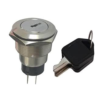 ATORSE™ 22Mm Stainless Steel On/Off Electronic Key Switch Lock With 2 ...