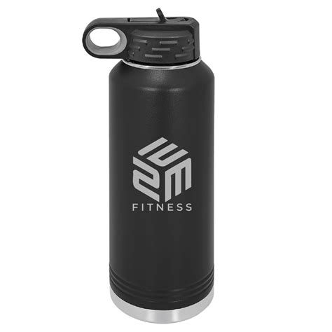E2M - Black 40 Ounce Water Bottle | Triple E Apparel