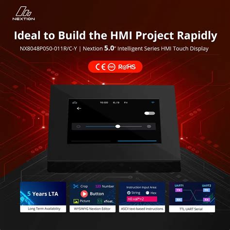 Nextion NX8048P050-011C-Y 5.0” Intelligent Series HMI Touch Display