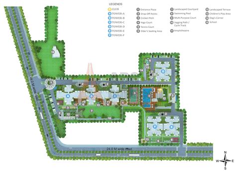 Godrej Aria of Location Map.