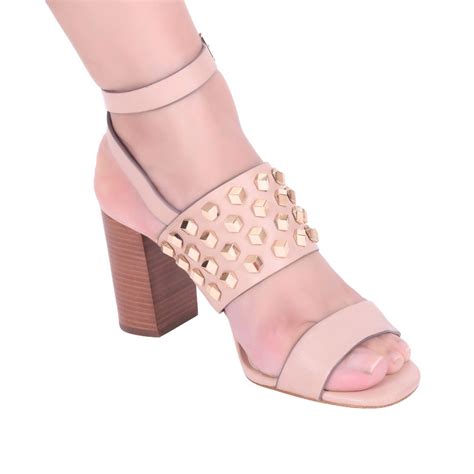 Michael Kors Nude Studded Heels