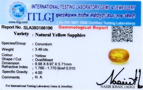 Buy certified natural yellow sapphire (pukhraj) gems /gemstones at best ...