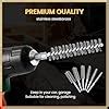 Serplex® 12Pcs Bore Brush Set for Drill Stainless Steel & Brass Wire ...