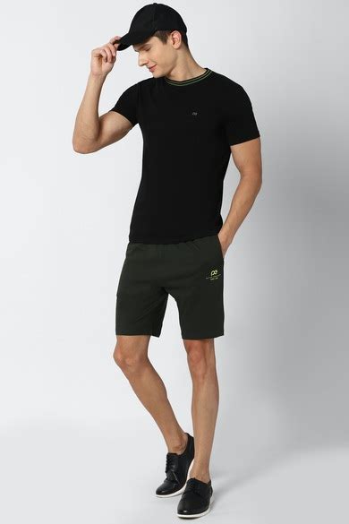 Buy Men Olive Solid Regular Fit Casual Shorts Online - 715703 | Peter ...
