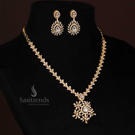Necklace Set - Buy Online Gold Plated, AD, German Silver Necklace ...