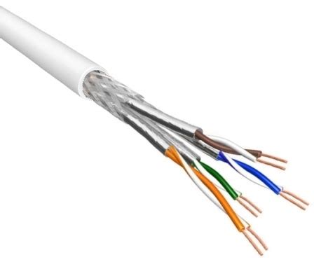 Specificaties van Eeconn Cat.6 S/FTP Kabel, Soepel, AWG26, LSZH, Wit ...