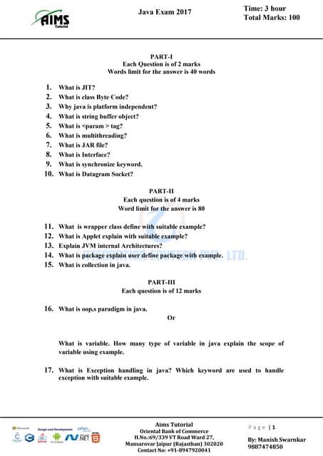 Exercise Java Exam 的图像结果