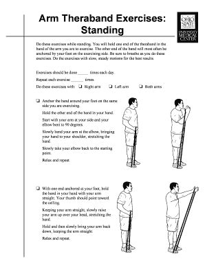 Printable Theraband Exercises For Elderly Pdf - Fill Online, Printable ...