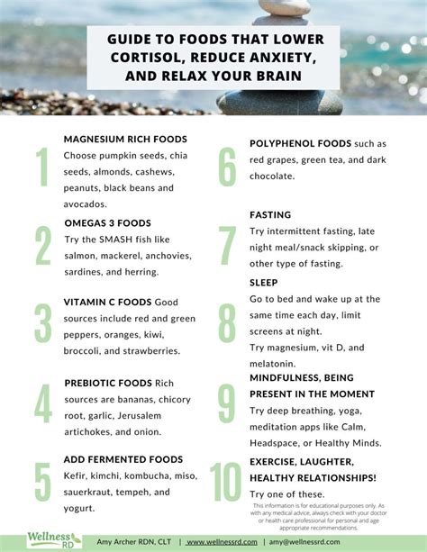 Foods That Lower Cortisol, Reduce Anxiety, and Relax Your Brain