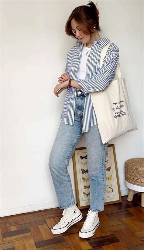 Women Striped Casual Blue Shirt Price in India - Buy Women Striped ...