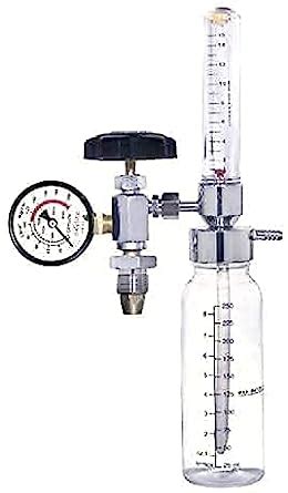 Diamond oxygen Flow Meter with Regulator and Humidifier Bottle mask ...