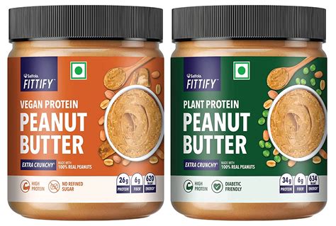 Saffola FITTIFY Whey Protein Peanut Butter | 200g & Saffola FITTIFY ...