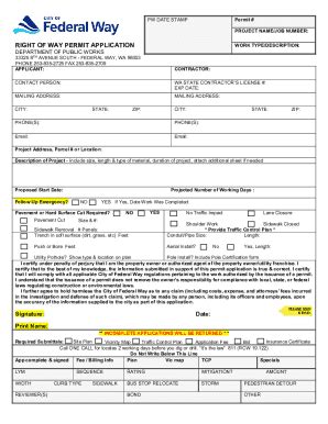 Fillable Online DOT Form 224-698 General Permit (Application and ...