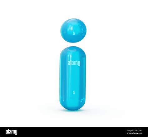 A 3d illustration of the letter i made of Aqua blue jelly liquid. Information sign concept Stock ...