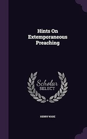 Buy Hints On Extemporaneous Preaching Book Online at Low Prices in ...