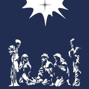 Nativity scene blue |god poster|christian god poster|jesus poster Paper ...