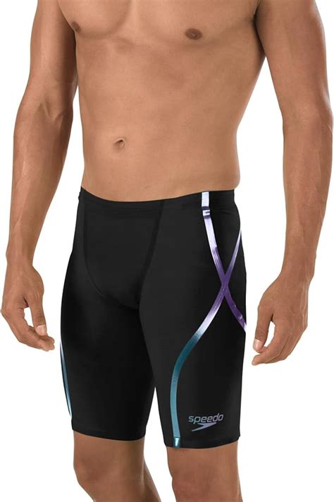Amazon.com : Speedo Men's Swimsuit Jammer High Waist Lzr Racer X, Black ...