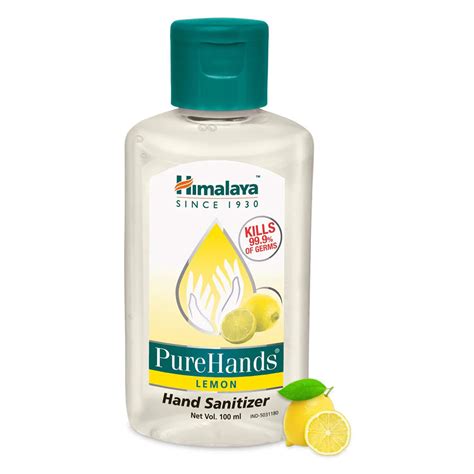 Buy Himalaya Pure Hands Lemon Flavour Hand Sanitizer 100 ml | 19 ...