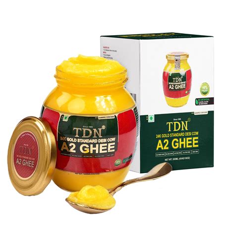 Buy TDN Fresh A2 Cow Ghee - 500ML Glass Bottle, NDDB A2 Lab Certified ...