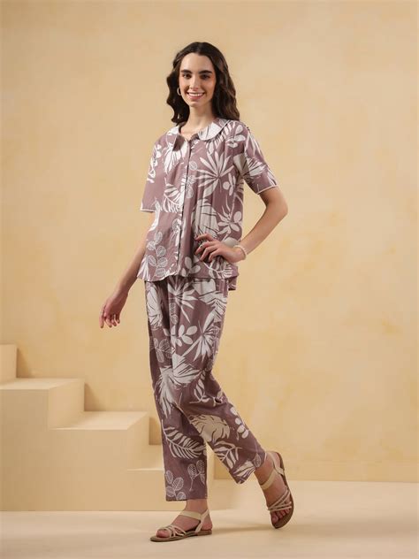 Buy Breathable & Comfortable Cotton Pajama Sets for Woman