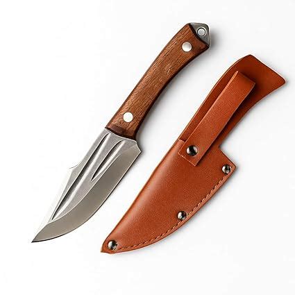 Buy Machado Hybrid Hand-Sharpened Mongolian Knife with Leather Sheath ...
